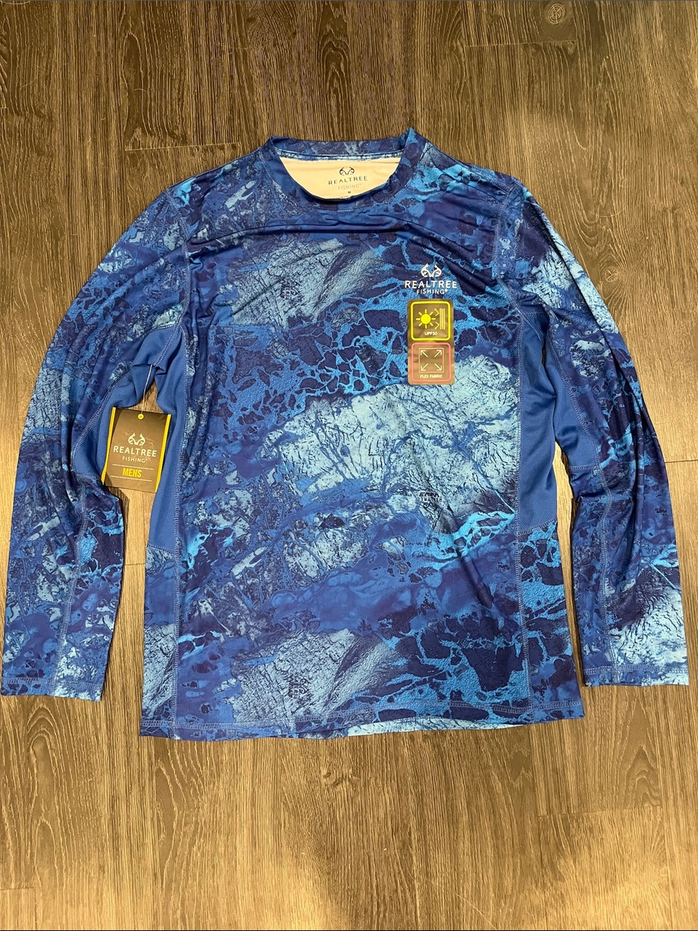 Blue Sun Long Sleeve Performance Swim Shirt Rashguard